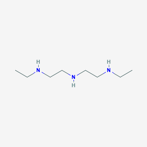 molecular formula C8H21N3 B14150131 N~1~-Ethyl-N~2~-[2-(ethylamino)ethyl]ethane-1,2-diamine CAS No. 4432-87-5