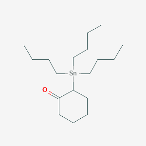 molecular formula C18H36OSn B14150163 Cyclohexanone, 2-(tributylstannyl)- CAS No. 88928-38-5