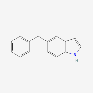 molecular formula C15H13N B14150222 5-Benzyl-1H-indole CAS No. 23543-62-6