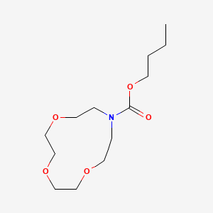molecular formula C13H25NO5 B14150231 Butyl 1,4,7-trioxa-10-azacyclododecane-10-carboxylate CAS No. 313266-02-3