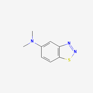 molecular formula C8H9N3S B14150279 N,N-Dimethyl-1,2,3-benzothiadiazol-5-amine CAS No. 88888-92-0