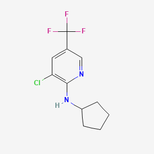 3-chloro-N-cyclopentyl-5-(trifluoromethyl)pyridin-2-amine