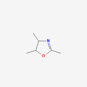 molecular formula C6H11NO B14150335 cis-4,5-Dihydro-2,4,5-trimethyloxazole CAS No. 23336-75-6