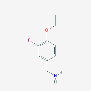 (4-Ethoxy-3-fluorophenyl)methanamine