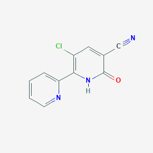 5-Chloro-2-oxo-6-(2-pyridinyl)-1,2-dihydro-3-pyridinecarbonitrile