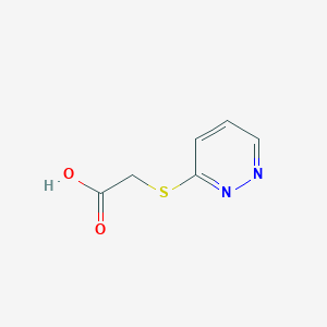 molecular formula C6H6N2O2S B1415041 (Pyridazin-3-ylthio)acetic acid CAS No. 794574-61-1