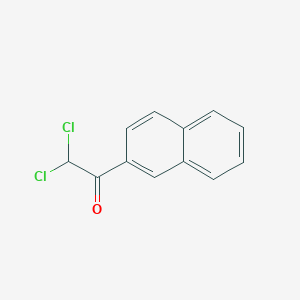 molecular formula C12H8Cl2O B14150425 Ethanone, 2,2-dichloro-1-(2-naphthalenyl)- CAS No. 91395-22-1