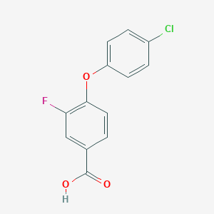 4-(4-Chlorophenoxy)-3-fluorobenzoic acid