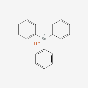 molecular formula C18H15LiSn B14150463 Lithium, (triphenylstannyl)- CAS No. 4167-90-2