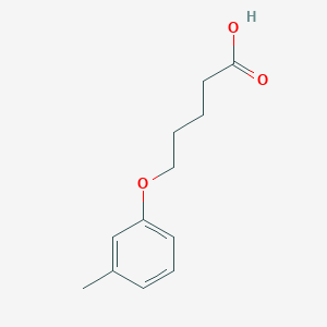 molecular formula C12H16O3 B1415049 5-(3-Methylphenoxy)pentanoic acid CAS No. 87411-36-7