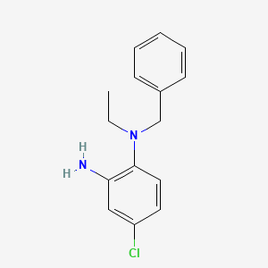 molecular formula C15H17ClN2 B1415051 N1-Benzyl-4-chloro-N1-ethylbenzene-1,2-diamine CAS No. 893751-57-0