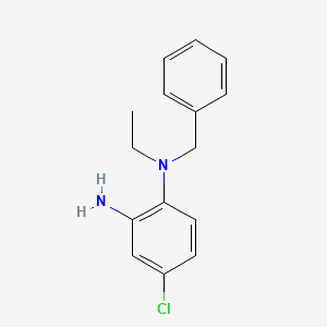 N~1~-benzyl-4-chloro-N~1~-ethyl-1,2-benzenediamine