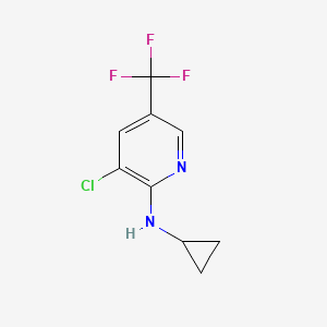 3-chloro-N-cyclopropyl-5-(trifluoromethyl)pyridin-2-amine