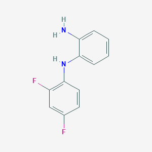 1-N-(2,4-difluorophenyl)benzene-1,2-diamine