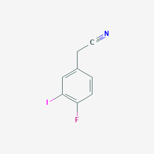 molecular formula C8H5FIN B14150619 (4-Fluoro-3-iodo-phenyl)-acetonitrile CAS No. 260050-98-4