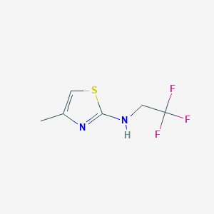 4-methyl-N-(2,2,2-trifluoroethyl)-1,3-thiazol-2-amine