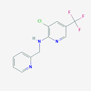 3-Chloro-N-(2-pyridinylmethyl)-5-(trifluoromethyl)-2-pyridinamine