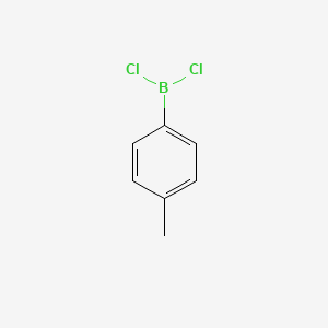 molecular formula C7H7BCl2 B14150649 Dichloro(4-methylphenyl)borane CAS No. 4250-45-7