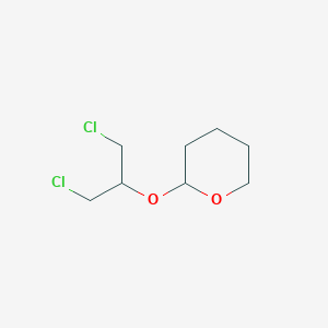 molecular formula C8H14Cl2O2 B14150669 2-(1,3-Dichloropropan-2-yloxy)oxane CAS No. 28659-12-3