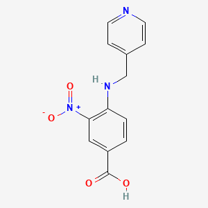 3-Nitro-4-[(4-pyridinylmethyl)amino]benzoic acid