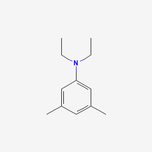molecular formula C12H19N B14150717 Benzenamine, N,N-diethyl-3,5-dimethyl- CAS No. 3995-39-9