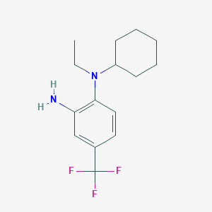 N~1~-Cyclohexyl-N~1~-ethyl-4-(trifluoromethyl)-1,2-benzenediamine