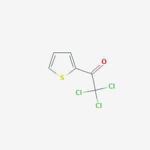 molecular formula C6H3Cl3OS B14150749 Tri-chloroacetylthiophene CAS No. 35320-25-3