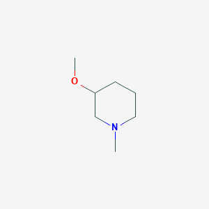 molecular formula C7H15NO B14150769 3-Methoxy-1-methylpiperidine CAS No. 54288-76-5