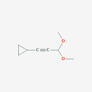 (3,3-Dimethoxyprop-1-yn-1-yl)cyclopropane