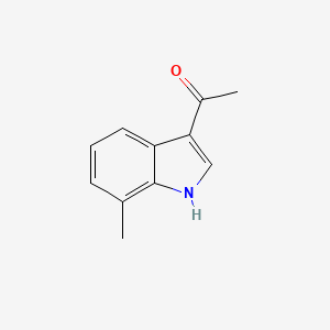 molecular formula C11H11NO B1415078 1-(7-Methyl-1h-indol-3-yl)ethanone CAS No. 278180-95-3