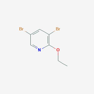 molecular formula C7H7Br2NO B1415083 3,5-二溴-2-乙氧基吡啶 CAS No. 856852-69-2