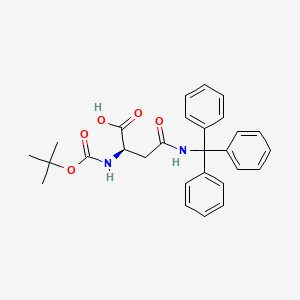 molecular formula C28H30N2O5 B1415084 Boc-D-Asn(Trt)-OH CAS No. 210529-01-4