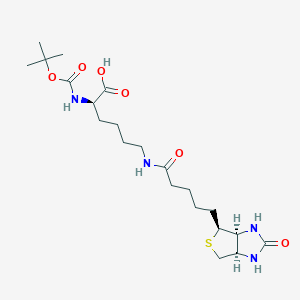 molecular formula C21H36N4O6S B1415085 Boc-d-lys(biotin)-oh CAS No. 1272755-71-1