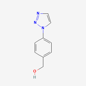 molecular formula C9H9N3O B1415096 (4-[1,2,3]Trazol-1-yl-phenyl)-methanol CAS No. 887590-19-4