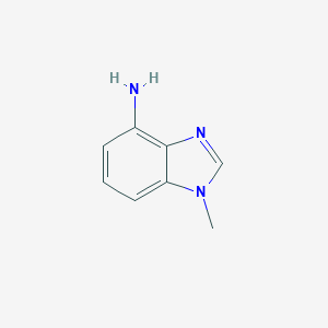 molecular formula C8H9N3 B141510 1-Methyl-1H-benzo[d]imidazol-4-amine CAS No. 155242-98-1