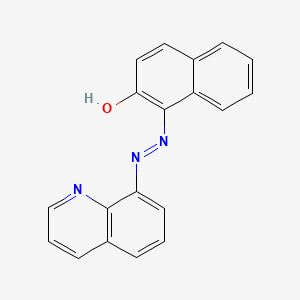 molecular formula C19H13N3O B14151008 1-(8-Quinolinylazo)-2-hydroxynaphthalene CAS No. 4008-71-3