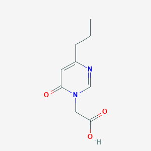 molecular formula C9H12N2O3 B1415101 2-(6-Oxo-4-propylpyrimidin-1-yl)acetic acid CAS No. 1105193-65-4