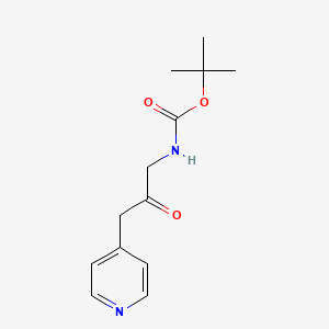 Tert-butyl (2-oxo-3-(pyridin-4-yl)propyl)carbamate