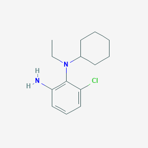 molecular formula C14H21ClN2 B1415108 N-(2-Amino-6-chlorophenyl)-N-cyclohexyl-N-ethylamine CAS No. 1039833-28-7