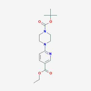 Tert-butyl 4-(5-(ethoxycarbonyl)pyridin-2-yl)piperazine-1-carboxylate