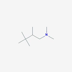 molecular formula C9H21N B14151166 Propylamine, N,N,1,1,2,2-hexamethyl- CAS No. 3733-36-6