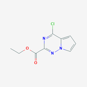 Ethyl 4-chloropyrrolo[2,1-f][1,2,4]triazine-2-carboxylate