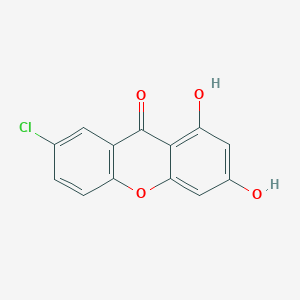 molecular formula C13H7ClO4 B1415129 7-chloro-1,3-dihydroxy-9H-xanthen-9-one CAS No. 100334-95-0