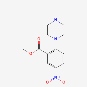 Methyl 2-(4-methylpiperazino)-5-nitrobenzenecarboxylate