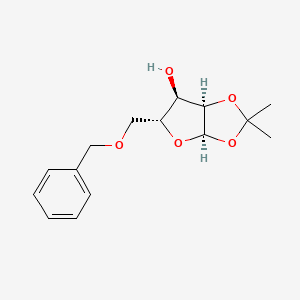molecular formula C15H20O5 B14151490 (3aR,5R,6R,6aR)-2,2-dimethyl-5-(phenylmethoxymethyl)-3a,5,6,6a-tetrahydrofuro[2,3-d][1,3]dioxol-6-ol CAS No. 23202-83-7