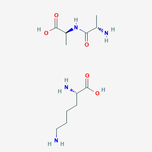 molecular formula C12H26N4O5 B141515 Poly(lysine(alanylalanine)) CAS No. 130059-76-6