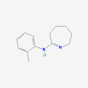 molecular formula C13H18N2 B14151527 N-(2-methylphenyl)-3,4,5,6-tetrahydro-2H-azepin-7-amine CAS No. 802607-27-8