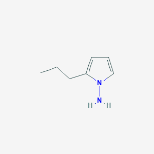 molecular formula C7H12N2 B14151542 2-propyl-1H-Pyrrol-1-amine CAS No. 126356-15-8
