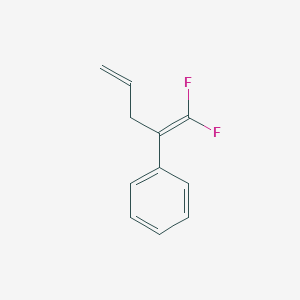 molecular formula C11H10F2 B14151547 Benzene, [1-(difluoromethylene)-3-butenyl]- CAS No. 89264-12-0