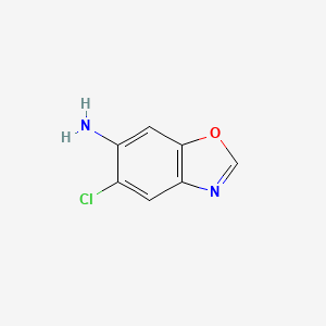 B1415170 5-Chloro-6-benzoxazolamine CAS No. 916791-64-5